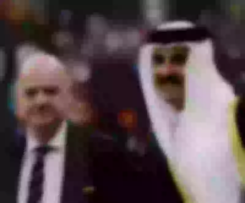 زوجة أمير قطر الشيخة "جواهر" تسلب  العقول والأنظار في حفل افتتاح كأس العالم.. كأنها حورية من الجنة (صورة)