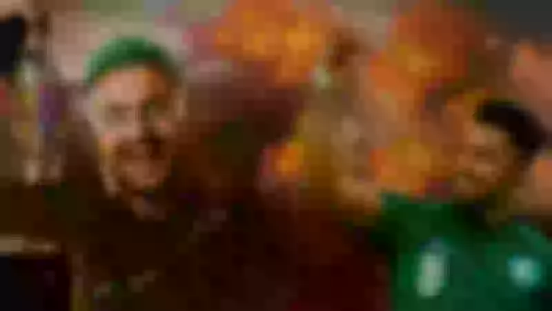 "الدوسري بيمسي على ميسي" رامز جلال يحتفل بطريقة مجنونة كعادته وذلك بعد فوز المنتخب السعودي على الأرجنتين