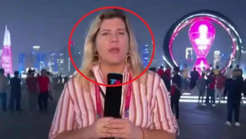 مراسلة أرجنتينية حسناء تتعرض للسرقة في قطر.. والشرطة تخيرها بين هذين الأمرين !! (فيديو غير متوقع)