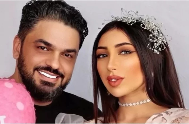 زوجة محمد الترك الجديدة تخطف الأنظار بجمالها الخرافي وجسمها المثير .. والجمهور: (أحلى من دنيا بطمة بمليون مرة)
