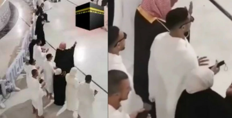 السعودية: "نجم باريس سان جيرمان" بلباس الإحرام في الحرم المكي وهو يؤدي مناسك العمرة.. شاهد من يكون!! (شاهد الفيديو)