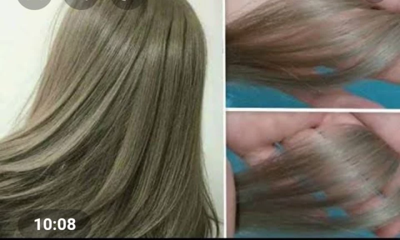 طريقة ذكية وحيلة خطيرة لصبغ الشعر باللون الأشقر الرمادي في البيت بدون صبغة أو حنه بمكونات طبيعية 100% والنتيجة رائعة جربيها الان.
