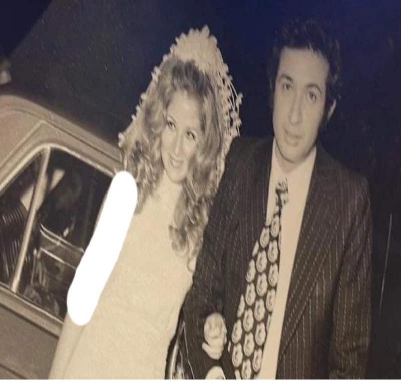 ظهور صورة نادرة لأول مرة من ليلة زفاف بوسي على نور الشريف.. كانت ملكة جمال بجانبه